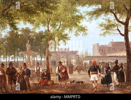 . Español: Veduta del tramo final del Paseo del Prado de Madrid (España), con la desaparecida Puerta de Atocha y la Fuente de la Alcachofa, cuyo original se encuentra en el Parque del Retiro. Se debe a Giuseppe Canella . Xix secolo. Giuseppe Canella (1788-1847) nomi alternativi Giuseppe Canella io Giuseppe Canella il sambuco Descrizione pittore italiano padre di Giuseppe Canella il giovane Data di nascita e morte 28 Luglio 1788 11 Settembre 1847 Luogo di nascita e morte Verona Firenze sede di lavoro Italia / Francia competente controllo : Q956210 VIAF:?ISNI 10792324:?0000 0001 2208 7440 UL Foto Stock