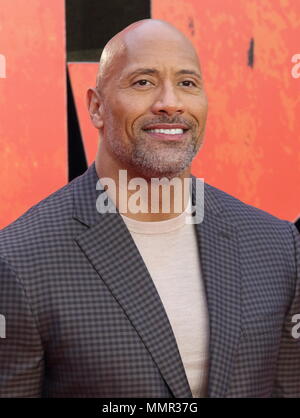 Rampage Premiere europeo a Impero Cineworld, Leicester Square, Londra dotata: Dwayne Johnson dove: Londra, Regno Unito quando: 11 Apr 2018 Credit: WENN.com Foto Stock