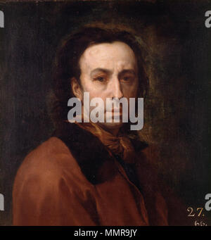 . Español: Esta obra es una copia dieciochesca de autorretrato onu del Pintor Anton Raphael Mengs (1728-1779), y fue ejecutada por el pintor español Rafael Ximeno piani y. Autorretrato de Antonio Rafael Mengs. Il XVIII secolo. Autorretrato de Antonio Rafael Mengs, de Rafael Ximeno (Museo de Bellas Artes de Valencia) Foto Stock