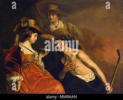 Granida e Daifilo. c. 1636. Backer, Jacob Adriaensz. - Granida e Daifilo - c. 1635 Foto Stock