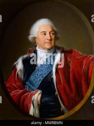 Ritratto di Stanislao Augusto Poniatowski re di Polonia. 1797. Vigee Stanislaw Augusto Foto Stock