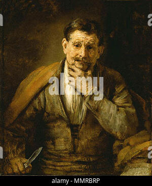 San Bartolomeo. 1661. Bartholemew rembrandt Foto Stock