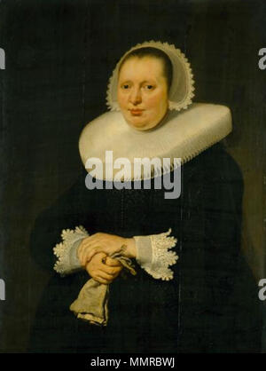 . Inglese: Ritratto di Catharina Jansdr. Tengnagel, moglie di Andries Bicker. Firmato e datato. Pendente di File:Andries Bicker.jpg . Nederlands: Portret van Trijn Jansdr. Tengnagel Ritratto di Catharina Jansdr. Tengnagel, moglie di Andries Bicker. 1642. Bartholomeus van der Helst - Ritratto di Catharina Jansdr. Tengnagel, moglie di Andries Bicker Foto Stock