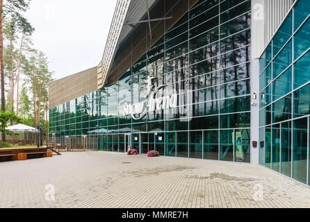 Neve Arena - indoor sci pendenza, Druskininkai. La lituania Foto Stock