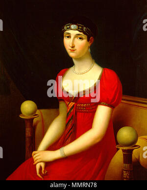 . Italiano: Paolina Bonaparte Borghese, principessa Borghese, duchessa di Guastalla, (1808) . 1808. Paolina Bonaparte Borghese Foto Stock
