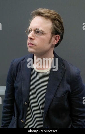 Torino, Italia. Il 12 maggio 2018. Torino. Joshua Cohen alla Fiera del libro. Nella foto: Joshua Cohen Credit: Indipendente Agenzia fotografica/Alamy Live News Foto Stock