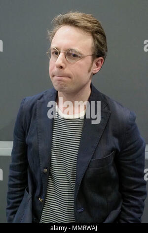 Torino, Italia. Il 12 maggio 2018. Torino. Joshua Cohen alla Fiera del libro. Nella foto: Joshua Cohen Credit: Indipendente Agenzia fotografica/Alamy Live News Foto Stock