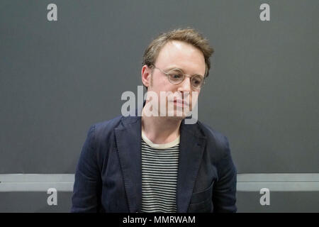 Torino, Italia. Il 12 maggio 2018. Torino. Joshua Cohen alla Fiera del libro. Nella foto: Joshua Cohen Credit: Indipendente Agenzia fotografica/Alamy Live News Foto Stock