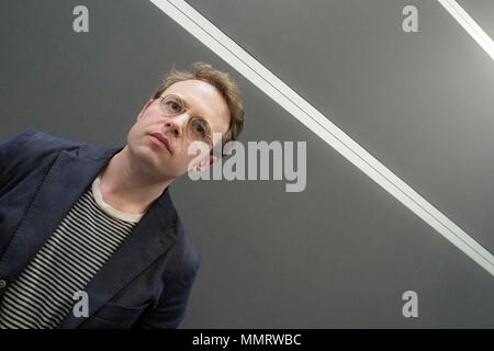 Torino, Italia. Il 12 maggio 2018. Torino. Joshua Cohen alla Fiera del libro. Nella foto: Joshua Cohen Credit: Indipendente Agenzia fotografica/Alamy Live News Foto Stock