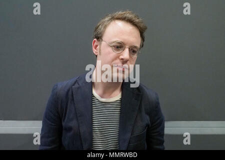 Torino, Italia. Il 12 maggio 2018. Torino. Joshua Cohen alla Fiera del libro. Nella foto: Joshua Cohen Credit: Indipendente Agenzia fotografica/Alamy Live News Foto Stock