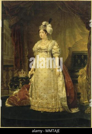 Inglese: ritratto di Marie Thérèse Charlotte di Francia, Duchesse d'Angoulême . 1816. Marie-Therese-Charlotte Foto Stock