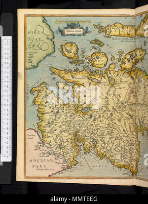 . La parte 1 dell'Hertford Atlas; 6Av Theatrum oder Schawplatz des erdbodems [Theatrum Orbis Terrarum]. 1573. Ortelius, Abramo [autore] Diesth, Egidio Coppenius [STAMPANTE] von Diest, Gielis [STAMPANTE] Bodleian biblioteche, Theatrum oder Schawplatz des erdbodems Theatrum Orbis Terrarum 6AV Foto Stock
