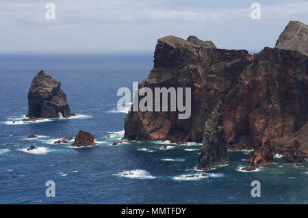 Ponta do Castelo. Madeira. Foto Stock