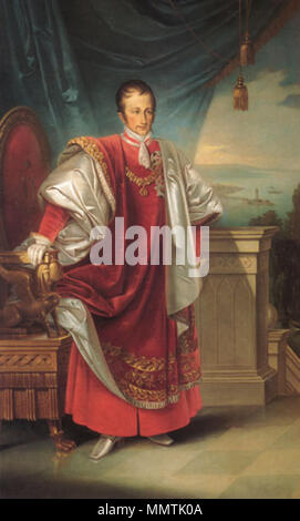 Ritratto di Ferdinando d Austria (1793-1875). circa 1830. Tominz Ferdinando I Foto Stock