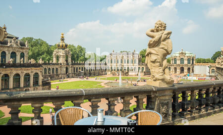 Il barocco " Palazzo Zwinger" a Dresda, Germania Foto Stock