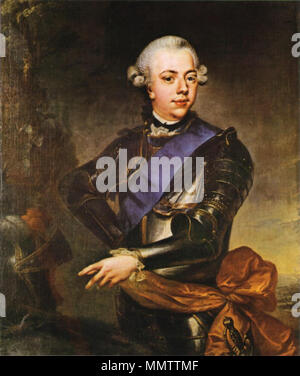 Stato Ritratto di Guglielmo V, principe di Orange (1748-1806). Xviii secolo (prima del 1776). J. G. Ziesenis - stato ritratto del principe Guglielmo V Foto Stock