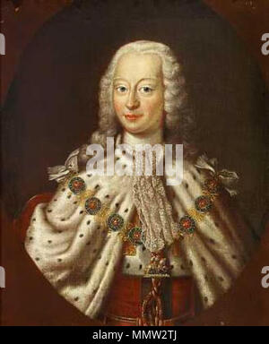 . Inglese: ritratto di Federico, il Principe del Galles (1707-1751), il cosiddetto ritratto cristiano VI di Danimarca (1699-1746). È INDEBITAMENTE ATRIBUTTED come essere cristiani VI DI DANIMARCA, è in realtà Federico del Galles padre di Caroline-MATHILDE . Il XVIII secolo. Christianvidenmarknorway Foto Stock