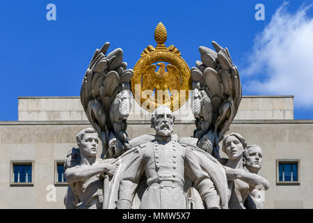 George Gordon Meade Memorial, a Washington D.C. in onore di George Meade, una carriera ufficiale militare dalla Pennsylvania che è meglio conosciuto per la sconfitta di G Foto Stock