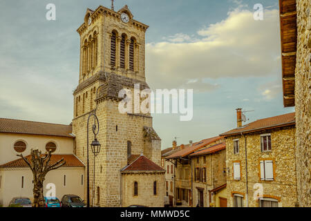 Saint-Nazaire-en-Royans una piccola cittadina francese nel Auvergne-Rhône-Alpes regione Frence Viaggi Foto Stock