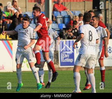 Rhyl, Regno Unito, Rhyl Fc prendere su Liverpool u23s in una partita amichevole, credito Ian Fairbrother/Alamy Foto Stock