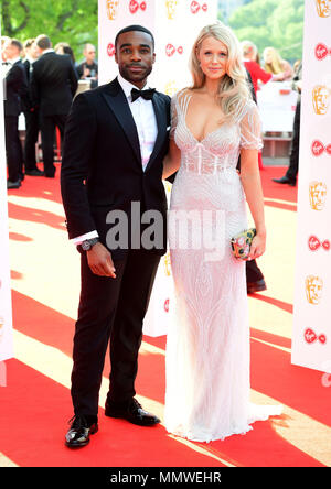 Oduba minerale e Portia Oduba frequentando la Vergine TV British Academy Awards televisione 2018 tenutasi presso la Royal Festival Hall, Southbank Centre di Londra. Foto Stock