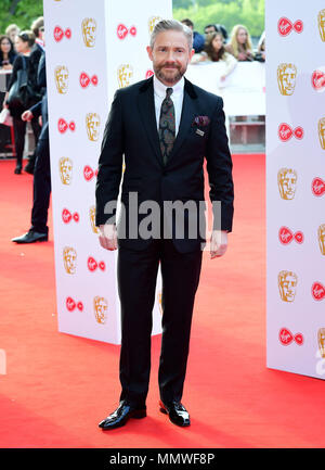 Martin Freeman frequentando la Vergine TV British Academy Awards televisione 2018 tenutasi presso la Royal Festival Hall, Southbank Centre di Londra. Foto Stock