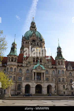 Nuovo Municipio di Hannover, Germania Foto Stock