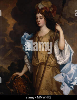 . Barbara Palmer, prima Duchessa di Cleveland come Minerva, dea romana della guerra e della saggezza. Barbara Villiers, prima Duchessa di Cleveland (1641-1709 ca.). circa 1665. Barbara Villiers, duchessa di Cleveland, 1662 da Lely Foto Stock