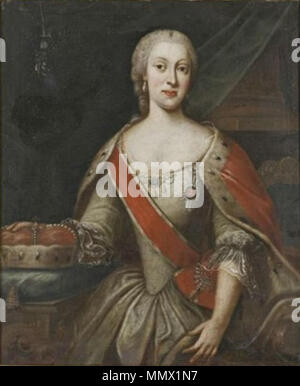 Desmarées, dopo - Maria Anna Sofia di Sassonia Foto Stock