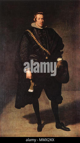 . Español: Retrato del infante Carlos de Austria (1607-1632), que fue hijo del rey Felipe III de España y de la reina Margarita de Austria. Ritratto dell'Infante Don Carlos. tra circa 1626 e circa 1627. Diego Velazquez - Infante Don Carlos Foto Stock