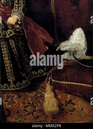 Diego Velázquez - Il Principe Baltasar Carlos con un nano (dettaglio) - WGA24387 Foto Stock