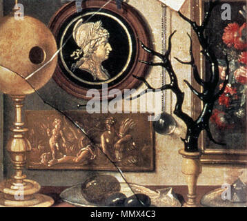 . Dettaglio Scarabattolo. 1690s. Domenico Remps - gabinetto di curiosità (dettaglio) - WGA19255 Foto Stock