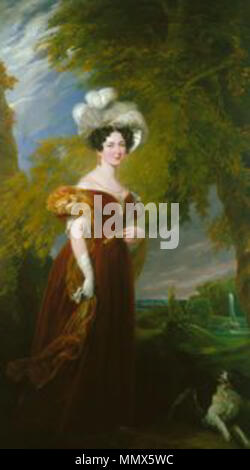 . Victoria, duchessa di Kent (1786-1861), madre della Regina Victoria Victoria, duchessa di Kent (1786-1861). 1835. La duchessa di Kent da Sir George Hayter 1835 Foto Stock