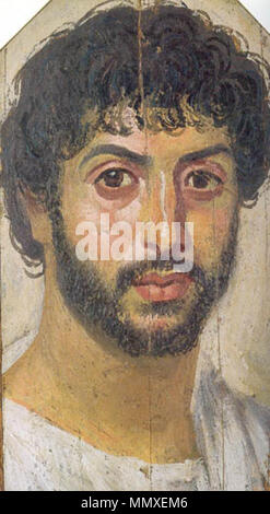 . Mummia Fayum ritratto "il bello' . 1-4 ?.. Anonimo Fayum pushkin ilbello Foto Stock