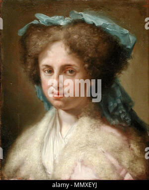 . Español: Retrato de Feliciana Bayeu (1774-1808), hija del Pintor Francisco Bayeu. Feliciana Bayeu. circa 1790. Feliciana Bayeu (Museo de Zaragoza) Foto Stock