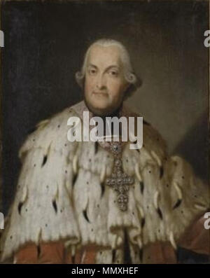 Inglese: ritratto del principe Clemens Venceslao di Sassonia (1739-1812) . 1785. Foelix - Clemens Venceslao di Sassonia, Speyer Foto Stock