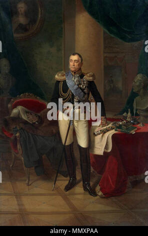 Franz Krüger - Ritratto del principe Pyotr Volkonsky - WGA12293 Foto Stock