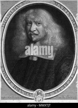 . Bildnis Denis Marin, käniglicher Sekretär Kupferstich Radierung mit. 47,3 x 35,2 cm. 1672. Le Blanc 25 MI (von III). Aus der Sammlung Fürst zu Liechtenstein, aufgelegt auf deren Sammlerkarton. . 1672. Antoine Masson (1636-1700) nomi alternativi Masson; Antoin Masson; Antoine Masson Descrizione incisore francese Data di nascita e morte 1636 30 Maggio 1700 Luogo di nascita e morte Loury Parigi competente controllo : Q2854213 VIAF:?ISNI 59353212:?0000 0000 6631 4791] ULAN:?500003609 LCCN:?nr91029513 WGA:?MASSON, François WorldCat 5177 bassenge masson Foto Stock