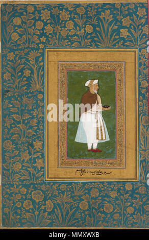 . Inglese: Hashim. Abd ar-Rahim Khan Khanan ca. 1626 più liberi e Sackler Gallery of Art di Washington DC F1939.50a 6 Hashim. Abd ar-Rahim Khan Khanan ca. 1626 più liberi e Sackler Gallery of Art di Washington DC Foto Stock