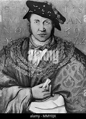 . Deutsch: Gemälde mit dem Georg Frommen, auch der Bekenner genannt,Heilsbronn ehem. Klosterkirche inglese: pittura mostra George, margravio di Brandenburg-Ansbach, conosciuto come George la pia Français : le tableau montre Georges de Brandebourg-Ansbach, le Pieux . 1522. Hans Krell (1490-1565) nomi alternativi pseudonimo: Descrizione Fürstenmaler pittore tedesco e ritrattista Data di nascita e morte circa 1490 1565 o 1586 Luogo di nascita e morte Crailsheim Leipzig sede di lavoro 1522-1526 (Praga), 1531-1533 (Leipzig), 1534 (Freiberg) Autorità di controllo : Q1580861 VIAF:?95834314 U Foto Stock