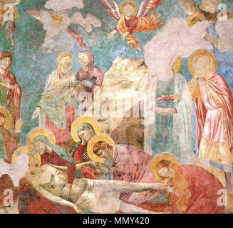 Inglese: scene del Nuovo Testamento: lamento . 1290s. Giotto di Bondone - scene del Nuovo Testamento - lamento - WGA09159 Foto Stock