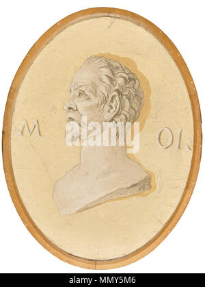 . Un paesaggio trompe l'oeil Busto di un uomo barbuto in profilo. 1750s (?). Giovanni Domenico Tiepolo (1727-1804) nomi alternativi Giandomenico Tiepolo; Domenico Tiepolo; Gian Domenico Tiepolo Descrizione pittore italiano, incisore e printmaker Data di nascita e morte 30 Agosto 1727 3 marzo 1804 Luogo di nascita e morte Venezia Venezia sede di lavoro Venezia, Veneto, Madrid competente controllo : Q435316 VIAF: 46771018 ISNI: 0000 0001 2130 9769 ULAN: 500025154 LCCN: N80045042 NLA: 35550030 WorldCat Giovanni Domenico Tiepolo un trompe l'oeil Busto di un uomo barbuto in profilo Foto Stock