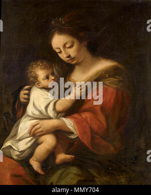 La Madonna e il bambino. La seconda metà del XVII secolo. Giuseppe Nuvolone - Madonna e Bambino - WGA16607 Foto Stock