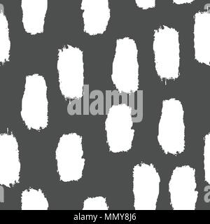 Vettore di Seamless Pattern. Strisce dipinte a mano sullo sfondo. Grunge Hipster retrò sailor stripes. Linee orizzontali Seamless Pattern. Estate Autunno Vi Illustrazione Vettoriale