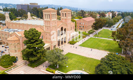 Royce Hall, Dickson corte, UCLA Campus, Università di California a Los Angeles in California Foto Stock