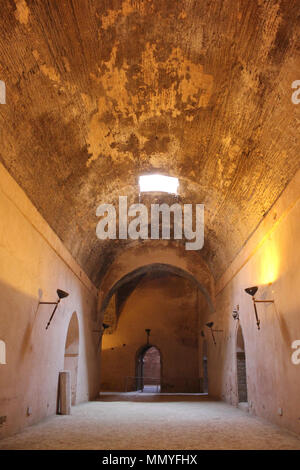 I Granai di Moulay Ismail, Meknes, Marocco Foto Stock