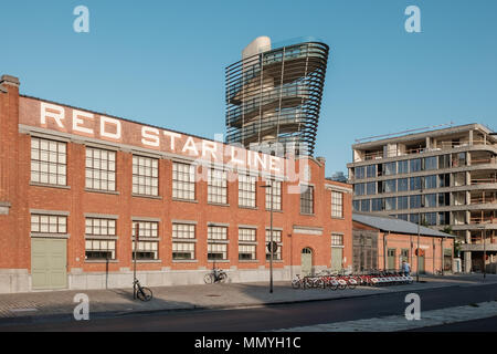 Vista sulle Red Star Line museo di Anversa, Belgio Foto Stock