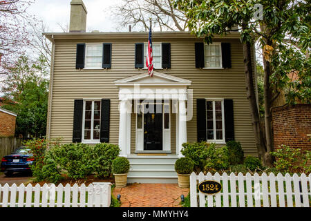 Dimora storica, 1524 28th Street NW, Georgetown, Washington DC Foto Stock