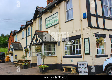 Il piccolo villaggio di Otterton siede sulla lontra di fiume vicino a Budleigh Salterton e Bicton. Esso vanta di pannocchie e cottage con il tetto di paglia, un pub e un piccolo negozio. Foto Stock