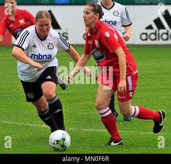 Rhyl, Regno Unito Rhyl Ladies prendere a Abergavenny Ladies Welsh Premier leauge, credito Ian Fairbrother/ Alamy Foto Stock